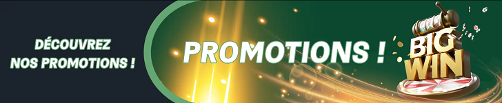 Profitez des promotions sur BeCasino