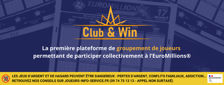 Découvrez le concept de la loterie française Club & Win