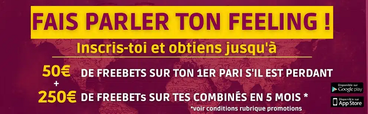 Inscrivez-vous sur Feelingbet