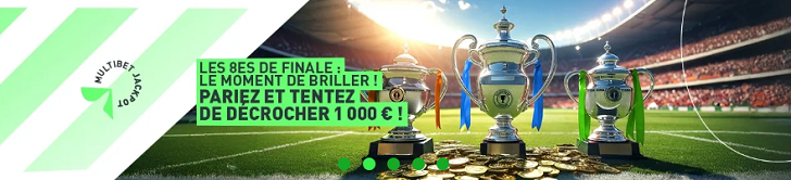 Rejoignez Golden Palace Sport et visez les 1.000€