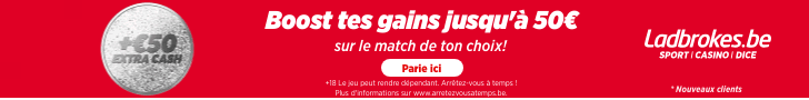 Ladbrokes, leader des paris sportifs en Belgique