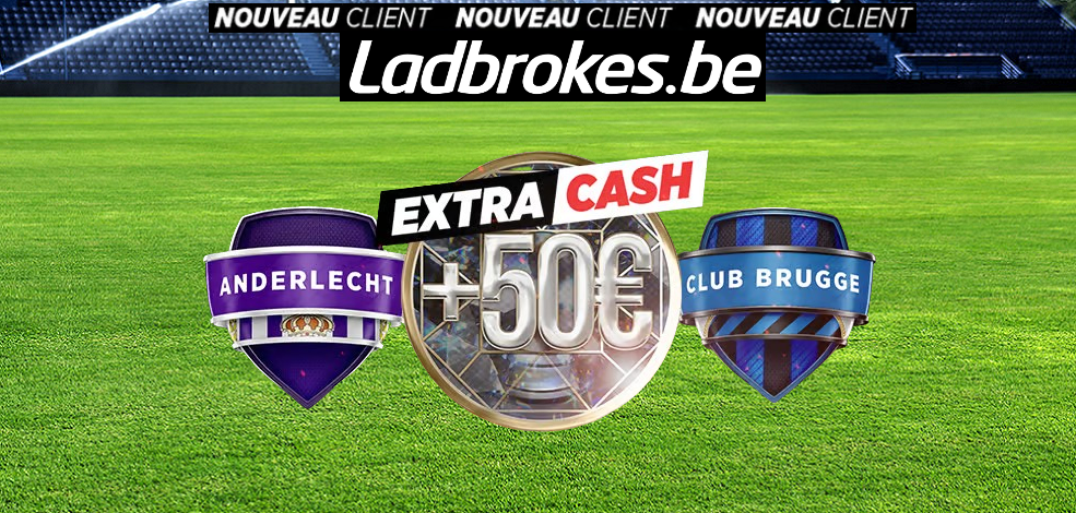 50€ d'Extra Cash offerts aux nouveaux joueurs Ladbrokes