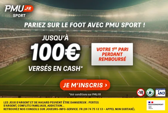 Bonus de bienvenue PMU Sport