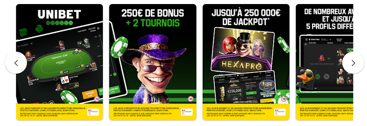 Retrouvez Unibet Poker France